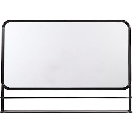 Ebba Black Accent Mirror